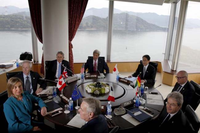 G7 Foreign Ministers Gather in Hiroshima to Discuss Nuclear, Maritime Issues